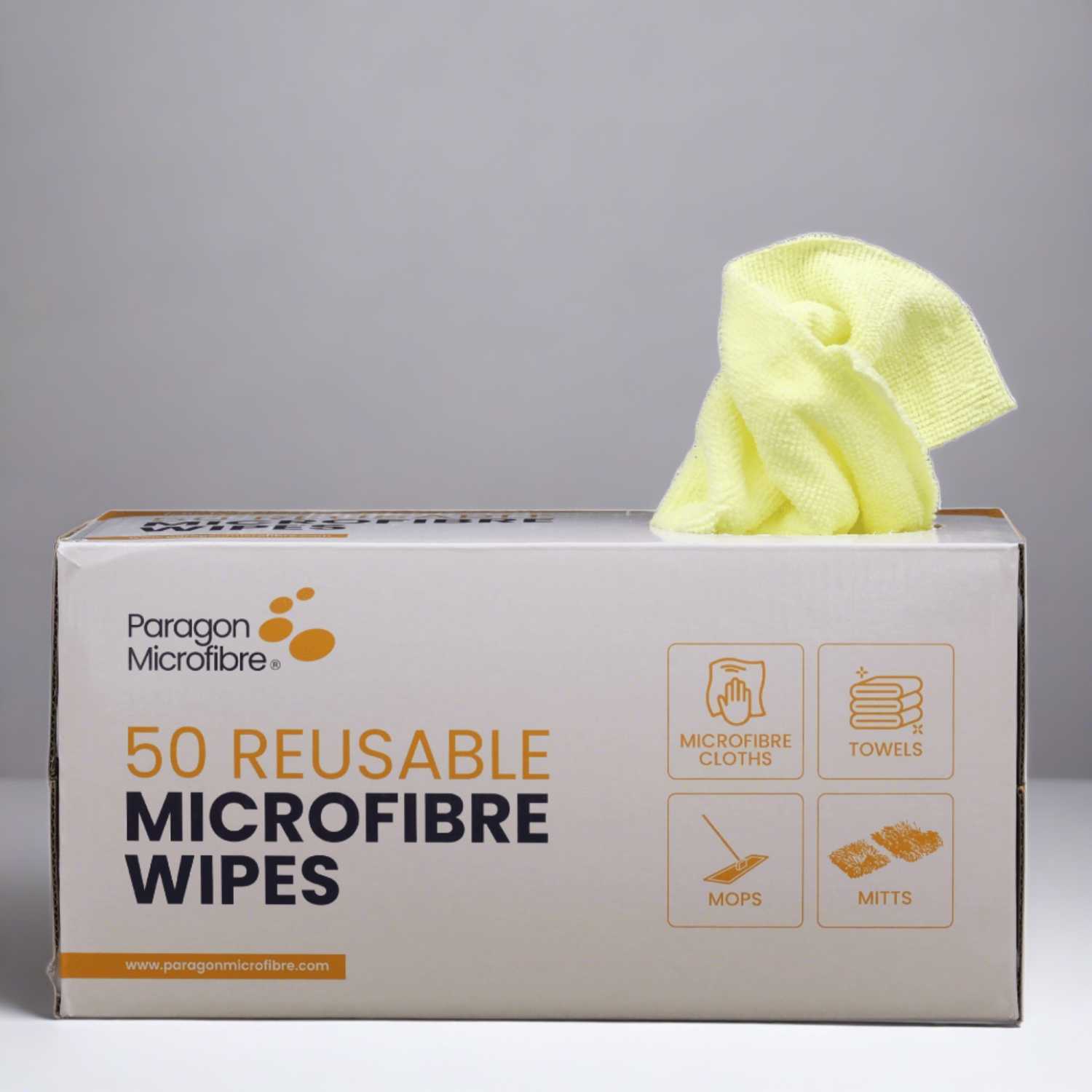 50 gjenbrukbare mikrofiberservietter