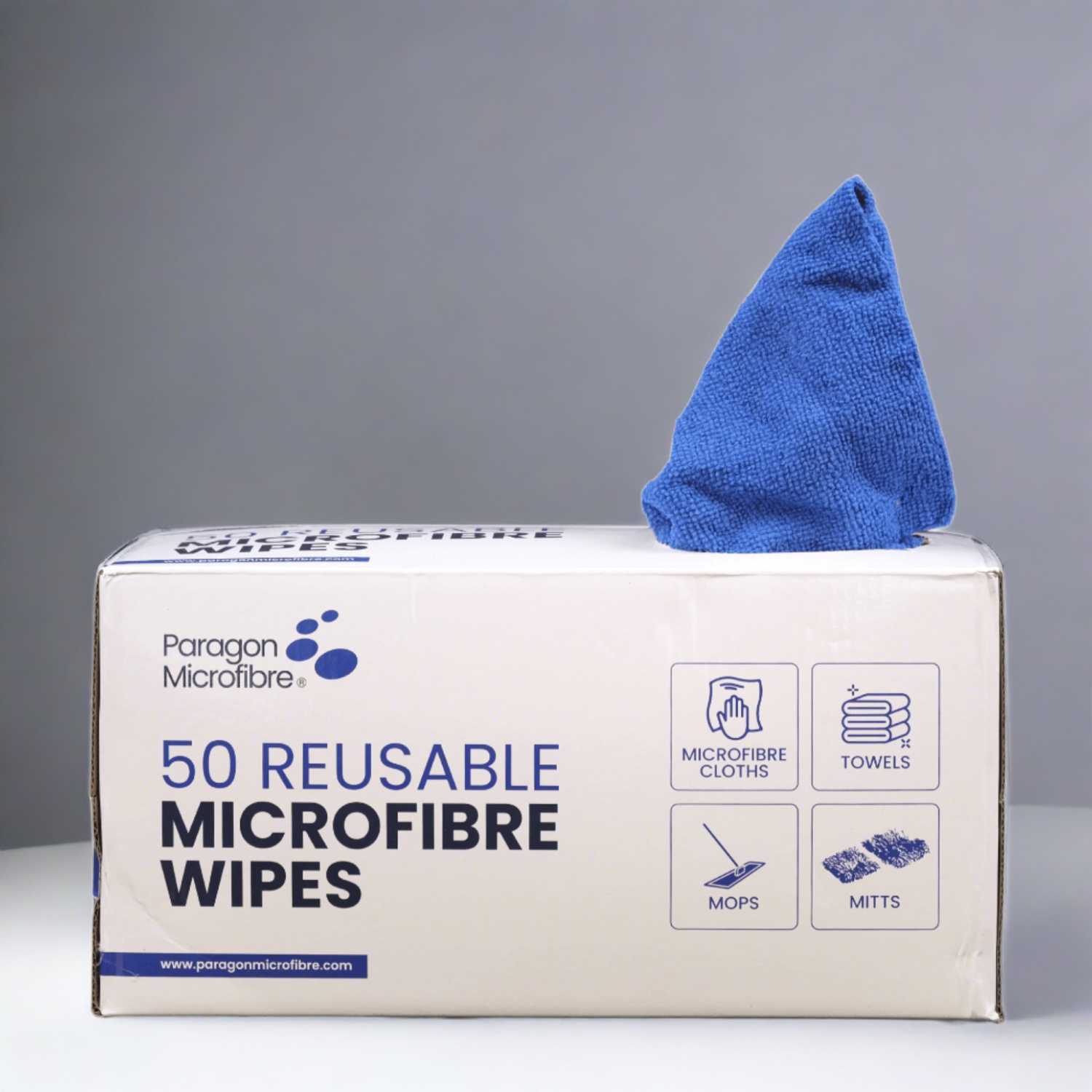 50 gjenbrukbare mikrofiberservietter