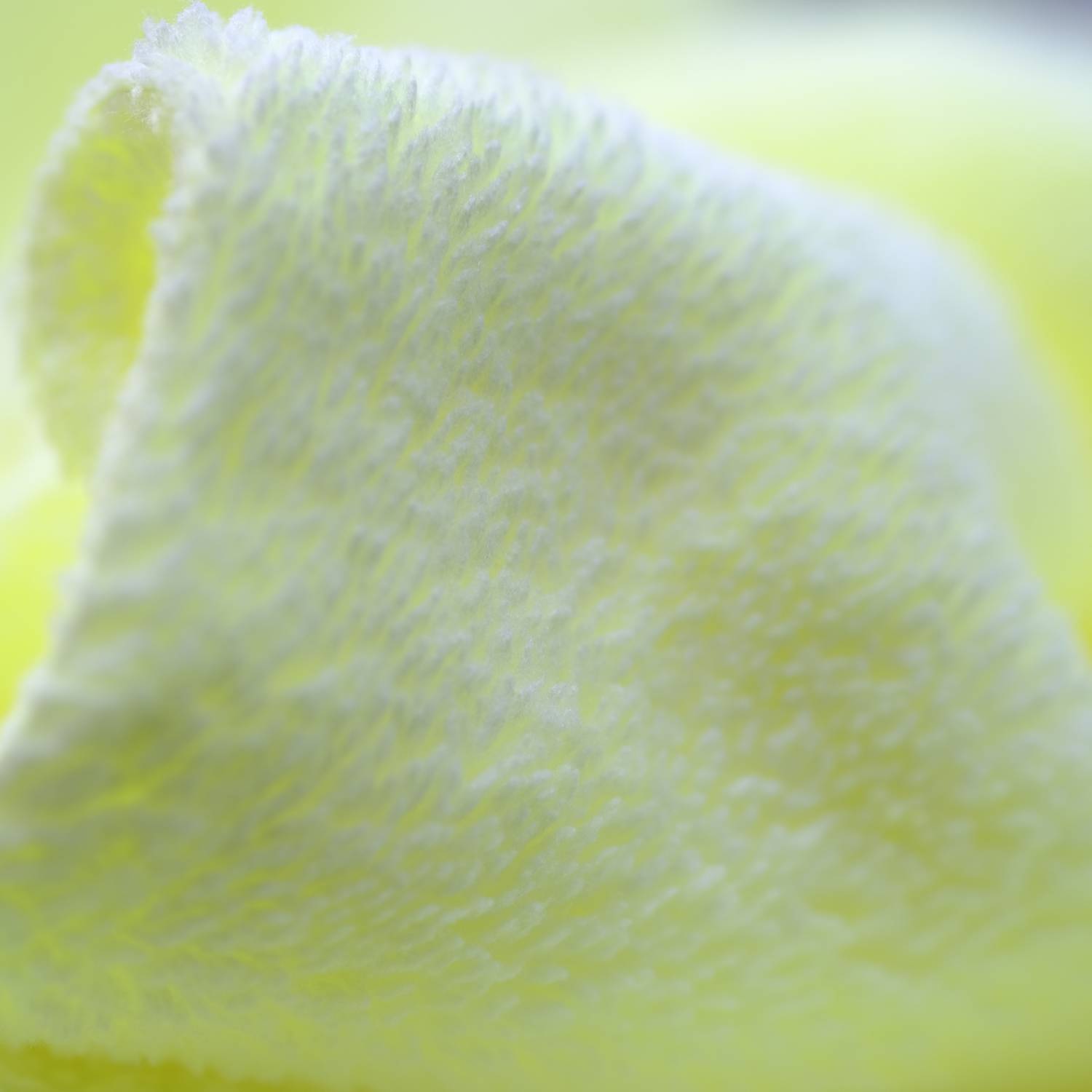 Close up image of Microfibre Seamless Fleece in Yellow