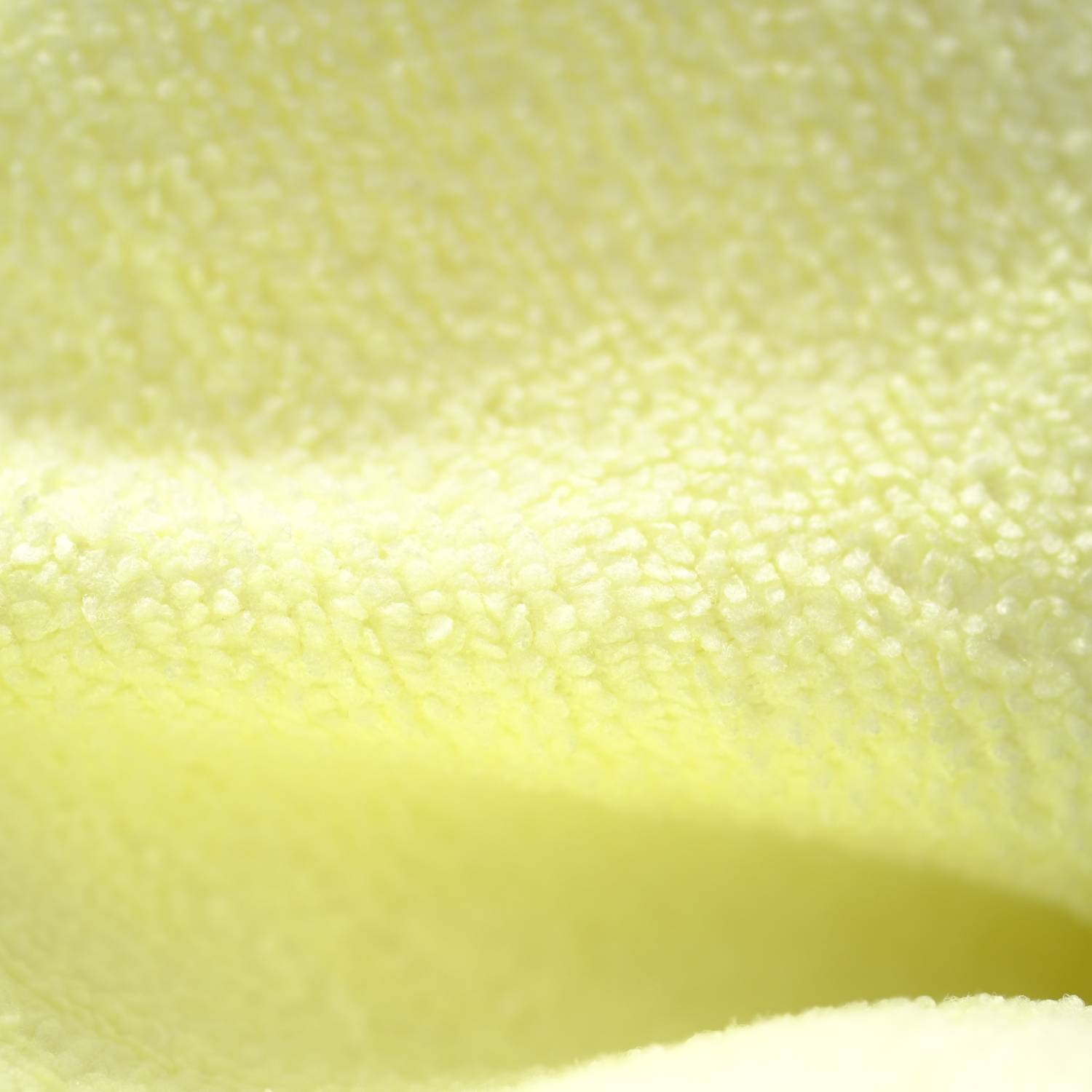 Yellow Microfibre Seamless Terry Cloth up close