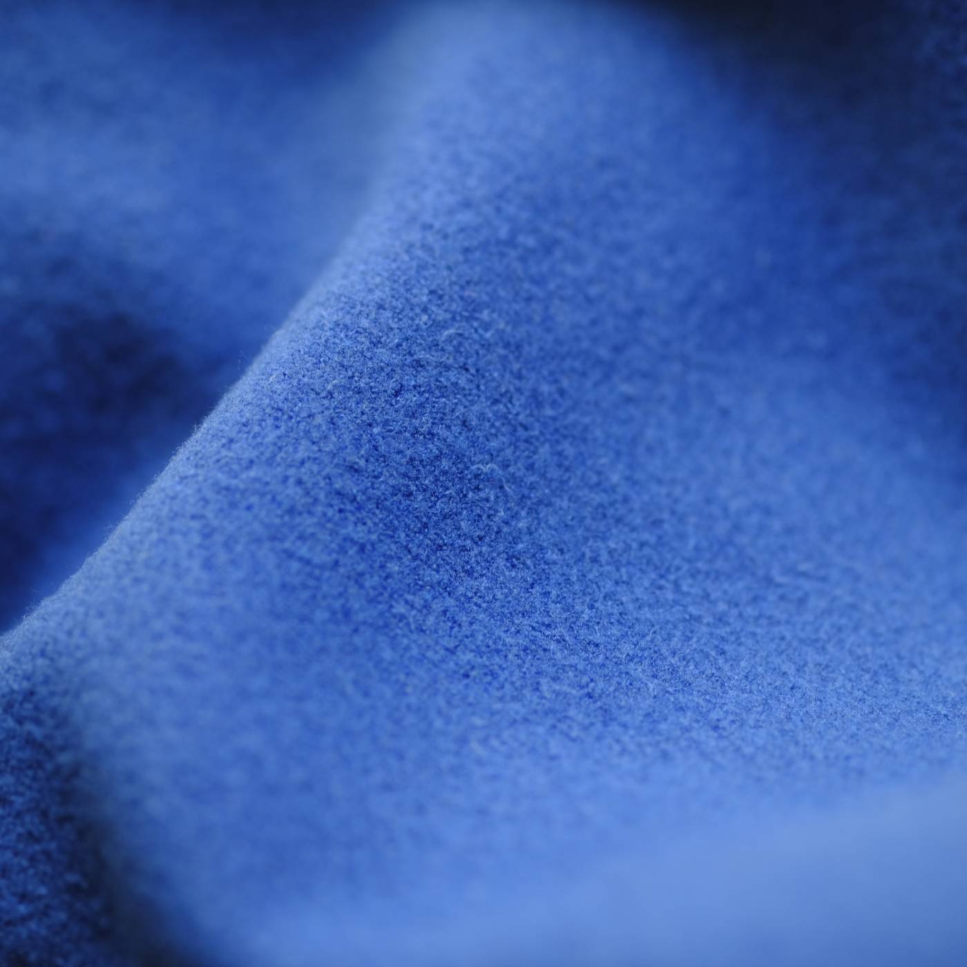 Up Close Navy Blue Suede Microfibre Cloth
