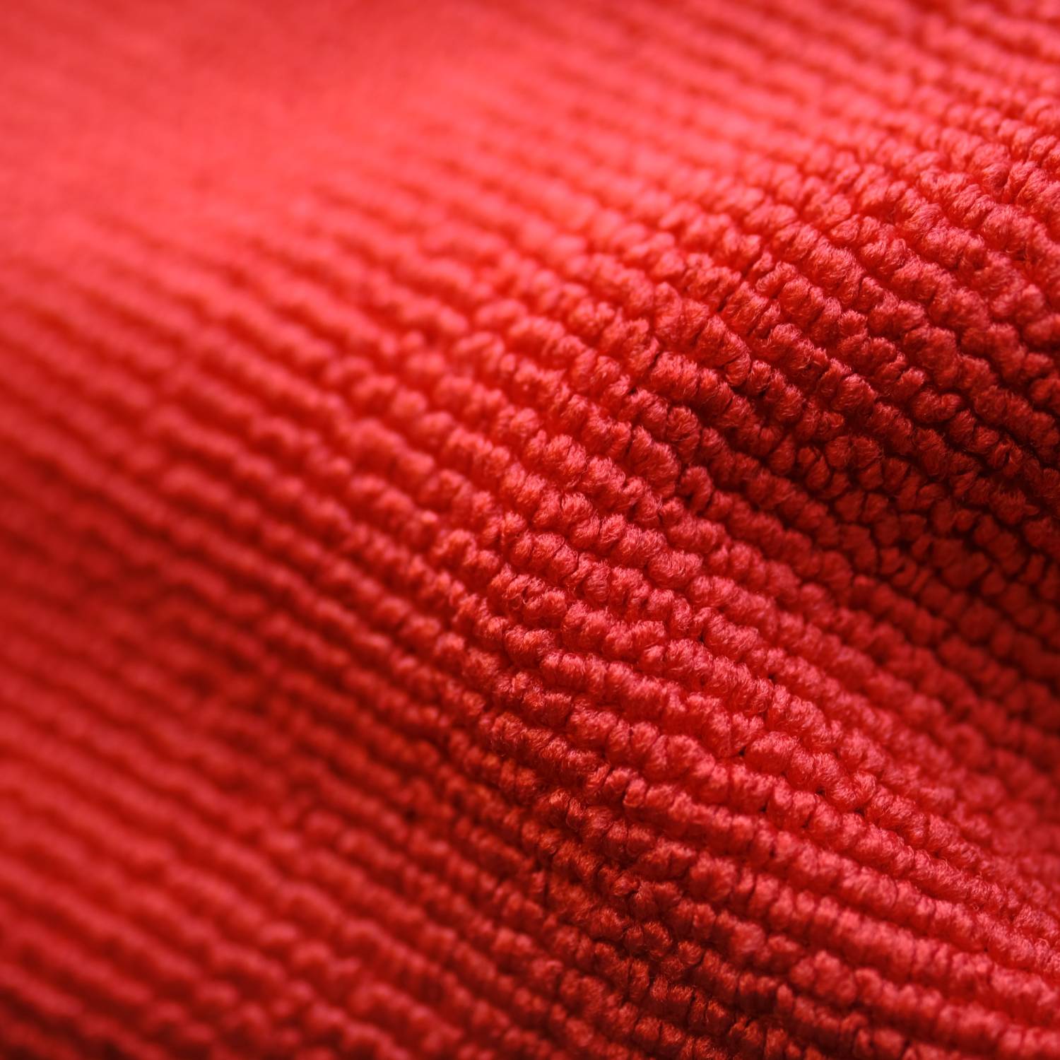 Up close image of Seamless Pearl Knit in Red