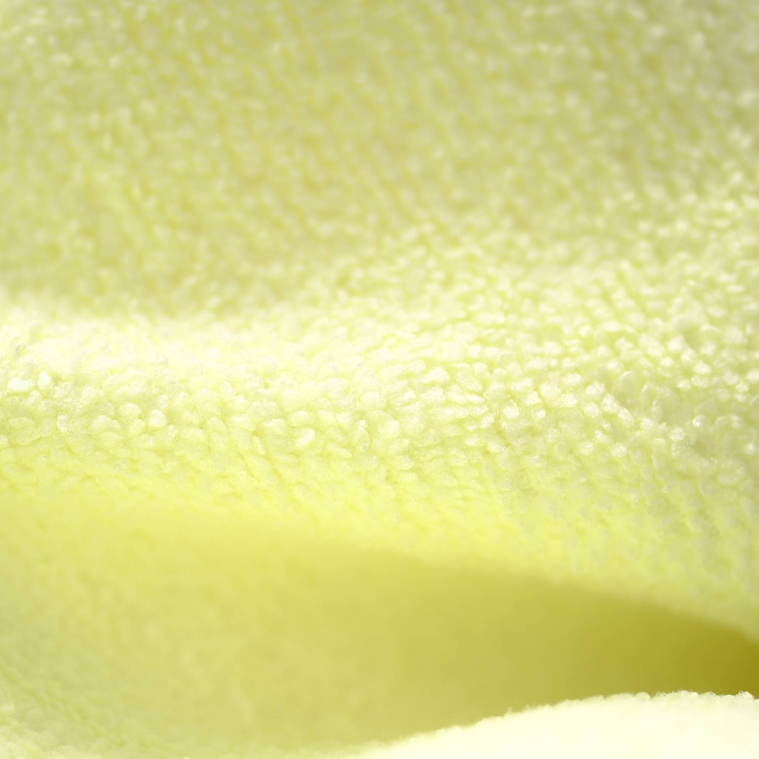 Yellow Microfibre Seamless Terry Cloth up close 