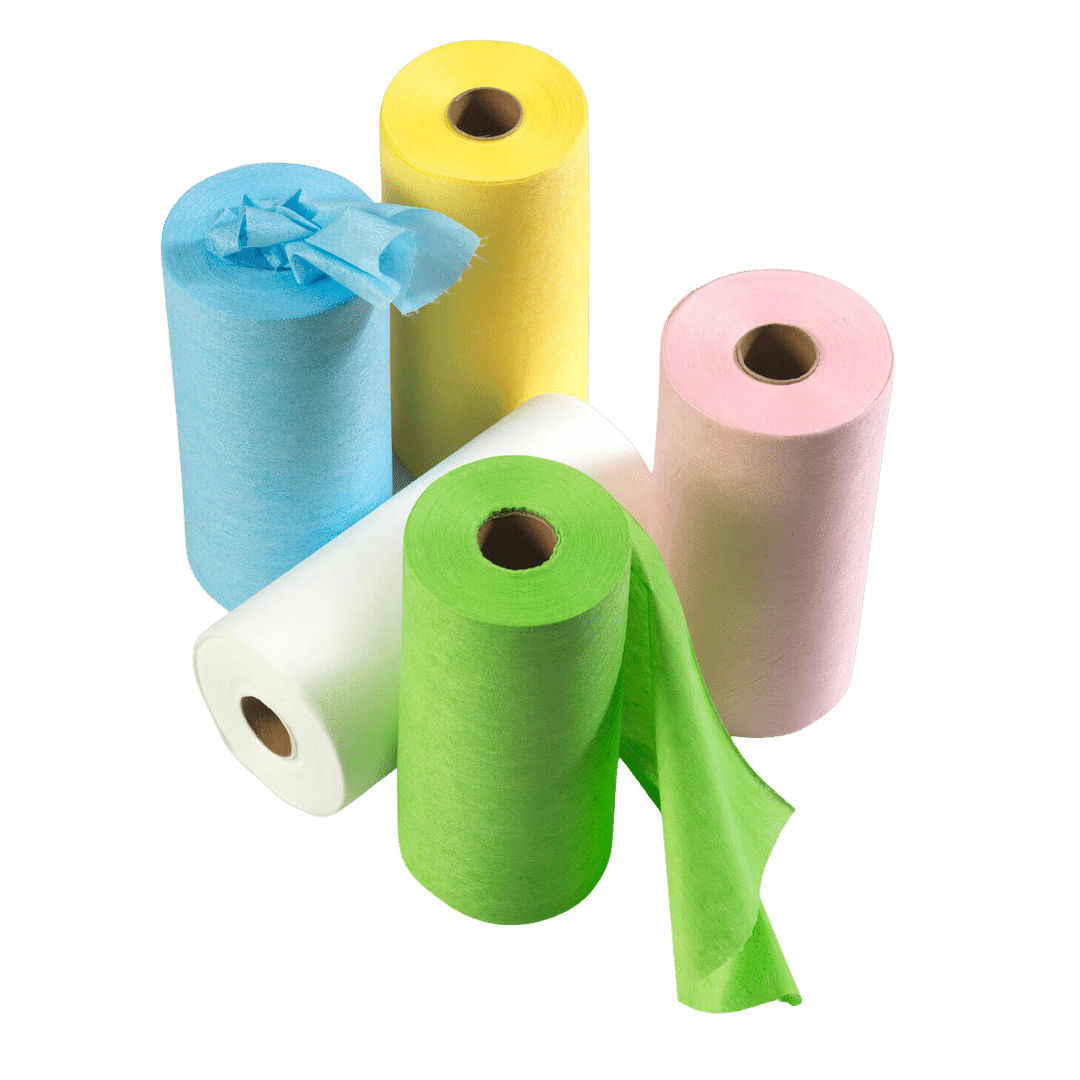 All Colours, Disposable Non-woven Microfibre Wipes on a Roll 