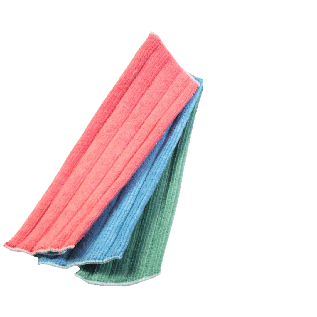Large Microfibre Damp Mops In Red, Blue & Green 