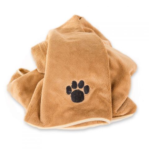 Couverture/serviette en microfibre pour chien (550 g/m²)